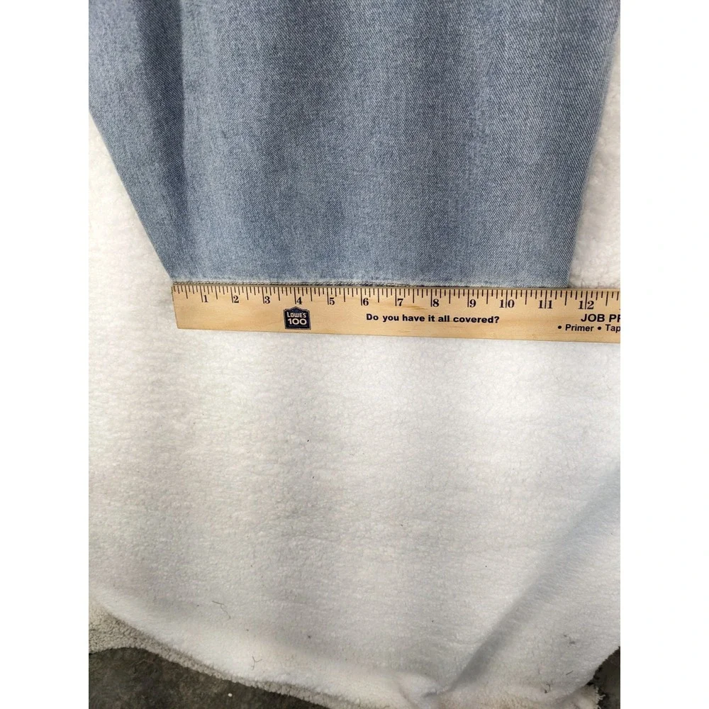 Gloria Vanderbilt Christian Siriano Wide Leg Short Denim‎ Mom Jeans 31/12